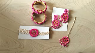 Crafting Elegance: Step-by-Step Guide to Making Stunning Haldi Jewelry #diy #wowcrafty#jewelrymaking