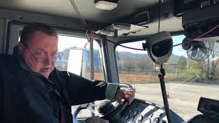 Johnson City fire engineer Kevin Haynes explain the EVOC training course