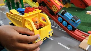 Build Brio & Thomas and Friends Toy Trains w/ Fire Truck, Toy Vehicles & Wooden Railway T Play toys