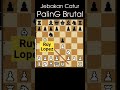 Jebakan Catur Paling BRUTAL Korban 4 Perwira di Ruy Lopez Opening #short