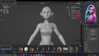 Modelling disney type character in Blender part 8