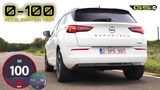 Opel Grandland GSe (300hp) |  0-100 Acceleration TEST & Sound CHECK!