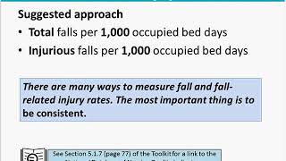 Measuring Fall Injury Rates & Prevention Practices - AHRQ Toolkit for Preventing Falls in Hospitals