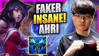 FAKER IS INSANE WITH AHRI! - T1 Faker Plays Ahri MID vs Jayce! | Season 2023