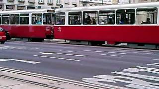 Straßenbahn Linie 1 Kärntner Ring, Oper in Wien