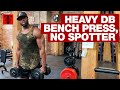 How to Do Dumbbell Bench Presses Without a Spotter