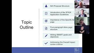 Writing a High-Impact Specific Aims Page bootcamp 3-23-2026