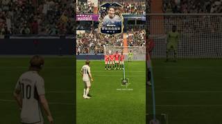 FC 24 - Luka Modric vs Bruno Fernandes Freekick Challenge #shorts #eafc24 #freekick