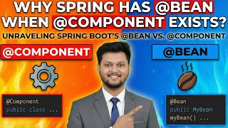 Why Spring Has @Bean When @Component Exists?