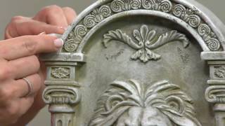 Bernini Rechargeable Indoor/Ourdoor Lion Head Wall Fountain on QVC