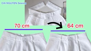 Bóp lưng quần cực dễ , Cách bóp lưng quần , How to fix the back of your pants very easily