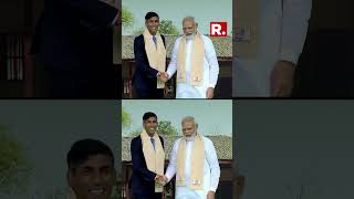 UK Prime Minister Rishi Sunak Joins PM Modi At Rajghat To Pay Tribute To Mahatma Gandhi | G20 Summit