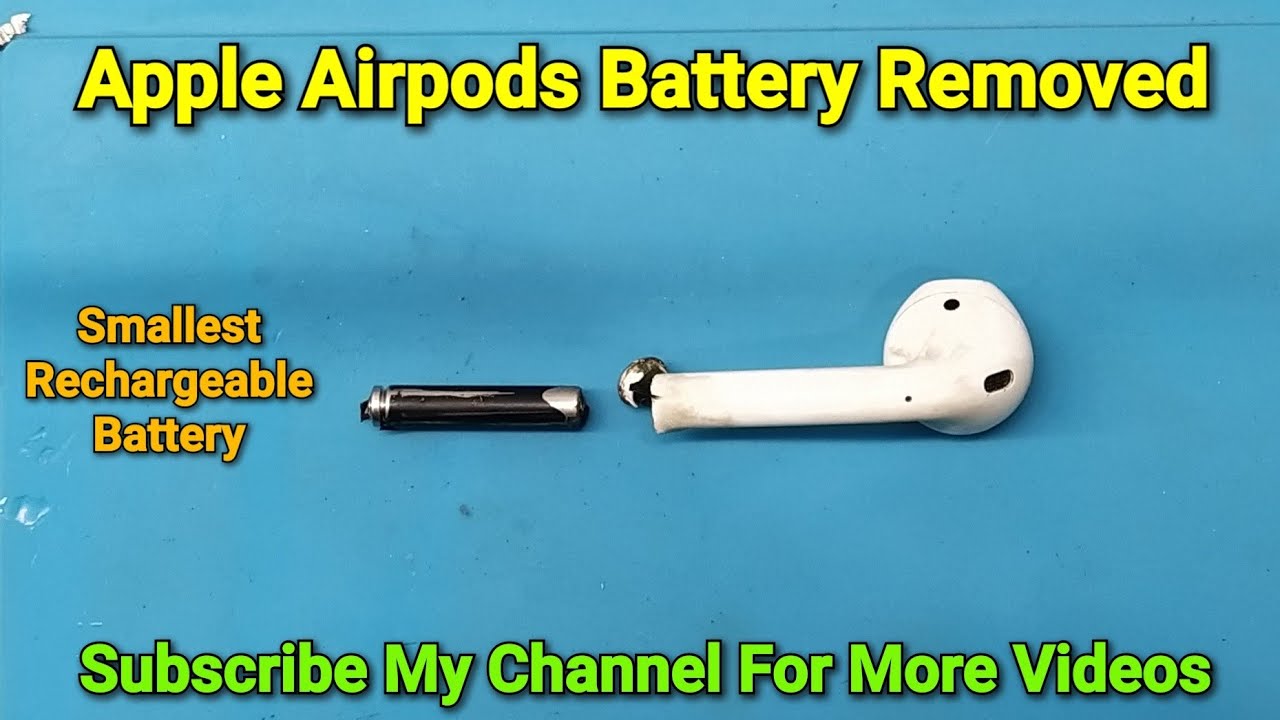 Apple Airpods Battery Teardown Without Damaging Housing And Battery ...