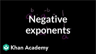 Thinking more about negative exponents | Algebra I | Khan Academy