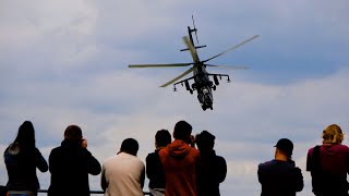 Hungarian Mi-24 Hind in awesome dark paint scheme at Kecskemét Airshow Day 1 [4K]