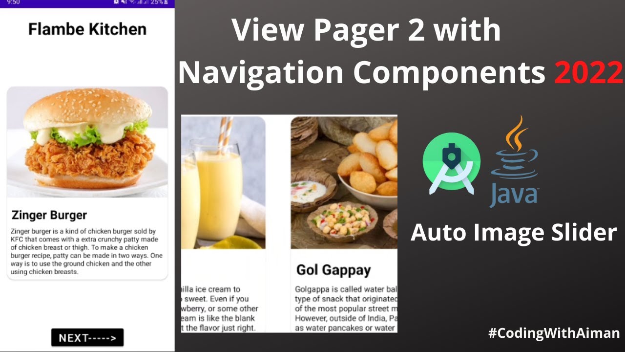 How To Implement ViewPager2 In Android Studio||2022|| Navigation ...