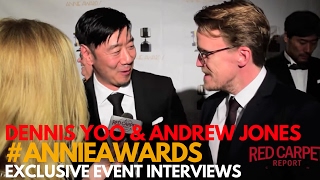 Dennis Yoo & Andrew Jones #TheJungleBook interviewed at 44th Annual Annie Awards