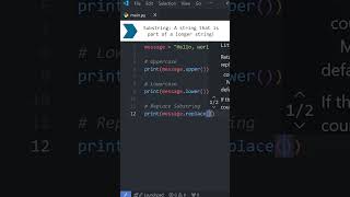 Python Basics: STRING METHODS in Under a Minute! 🐍🧵