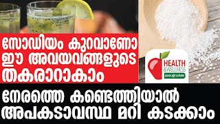 SODIUM ലക്ഷണങ്ങൾ ഇതൊക്കെയാണ്