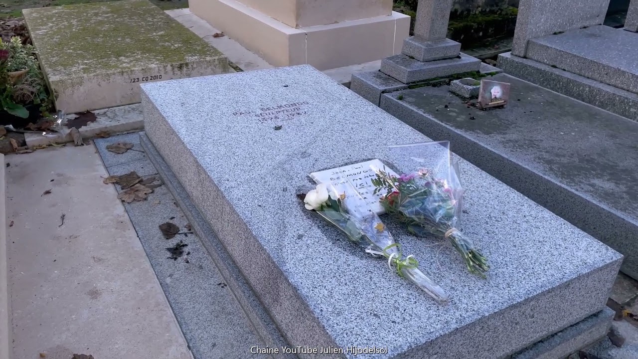 Tombe De Jean Paul BELMONDO Cimetière De Montparnasse Paris ? La ...