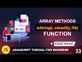 JavaScript Array Methods - toString(), valuOf(), fill() -  Function | Javascript Tutorial:33 | BY CP