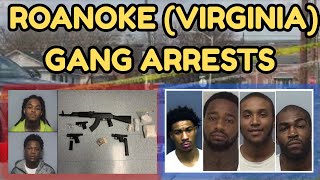 Roanoke Virginia Gang Arrests — Rolling 30s Crips, Mad Stone Bloods & More !!!