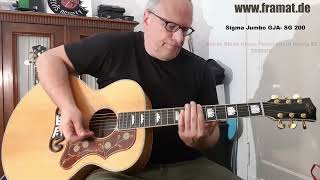 Western Jumbo Guitars - Harley Benton vs  Sigma