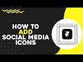 How To Add Social Media Icons In Framer (Quick Tutorial)