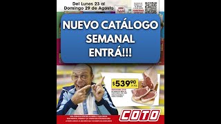 💥 COTO CATÁLOGO SEMANAL DEL 23 AL 29 DE AGOSTO   2021  ✅ ONLINE 🔥 【 OFERTAS 】