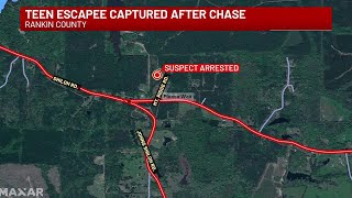 Inmate captured after escaping Rankin County Juvenile Detention Center, sheriff says