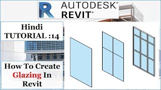 Revit Hindi Tutorial: 14 || How To Create Glazing In Revit