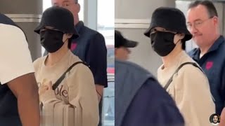 BTS Jimin Leaving New York after Successful Tiffany & Co Show