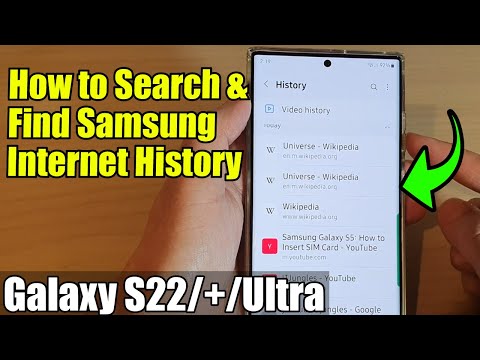 Galaxy S22/S22/Ultra: Cómo buscar y encontrar el historial de Internet de Samsung