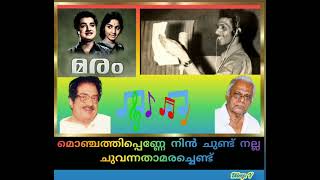 Monchathi penne nin chundu മൊഞ്ചത്തിപ്പെണ്ണേ നിന്‍ ചുണ്ട് നല്ല ചുവന്ന(Dileep. v)