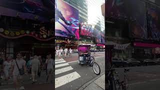 Pedicabs #becak #pedicab #timessquare #timessquarenyc #manhattan #newyorkcity #newyork #nyc  #city