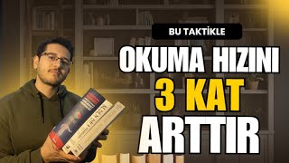 Bu Taktikle Okuma Hızını 3 Kat Artır! (1000 TL'lik Kitap Çekilişi 🎁)