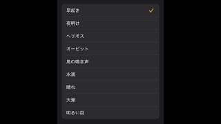 【 iPhone 】ベットタイム アラーム　「 早起き 」 / Bed time alarm　「 Waking up early 」