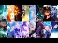 genshin impact slow motion all elemental burst animation characters 1.0 - 2.7