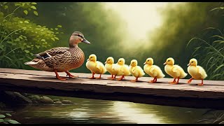 After the Rain Cute Baby l Ducks Follow Mom#birds #duck