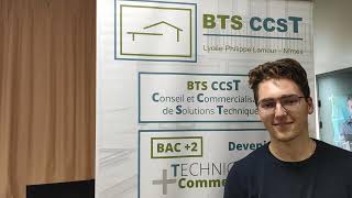 Témoignage de Guillaume ancien étudiant de BTS CCST #btsccst #commerce #job #réussite #bts