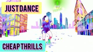 Gameplay Just Dance 2017: Cheap Thrills - Sia ft. Sean Paul * five stars * ⭐⭐⭐⭐⭐ with lyrics