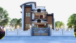 3D ANIMATION 2.5 STOREY BEAUTIFUL HOME