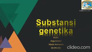 Substansi Genetika