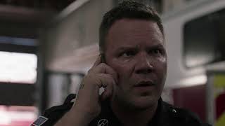 911 Lone Star 2x12 | Owen warns the 126 to evacuate the firehouse before it explodes.