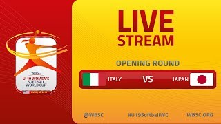 Italy v Japan - U-19 Women’s Softball World Cup 2019 - Opening Round