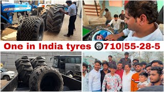 आज गए faridabad पूरी team के साथ | 710|55-28-5 के tyre आगे अपने | chota dalal भाई ने भी चलाए अपने 🚜