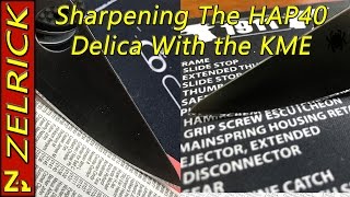 KME Sharpening the HAP40 Delica Including Lapping Films and Micro Beveling