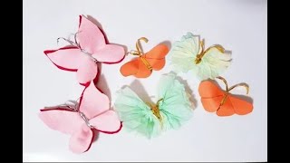 紙で美しい蝶🦋を作り方! ***Origami Butterfly***