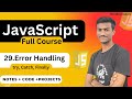 JavaScript Error Handling Explained 🔥 | try catch finally in JS with Real-Life Examples