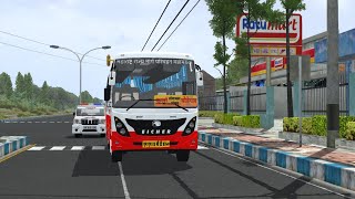 New Msrtc Eicher Bus Mod For Bussid | Kurla To Ghodegoan ( कुर्ला ते घोडेगाव) Livery | Msrtc Bus |